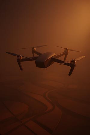 Prise de vue aérienne par drone — Septième Scène