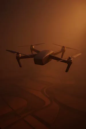 Prise de vue aérienne par drone — Septième Scène